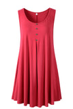 leboilalaslie Tank Tops for Women Tunic Button Sleeveless Summer Tee-8068.