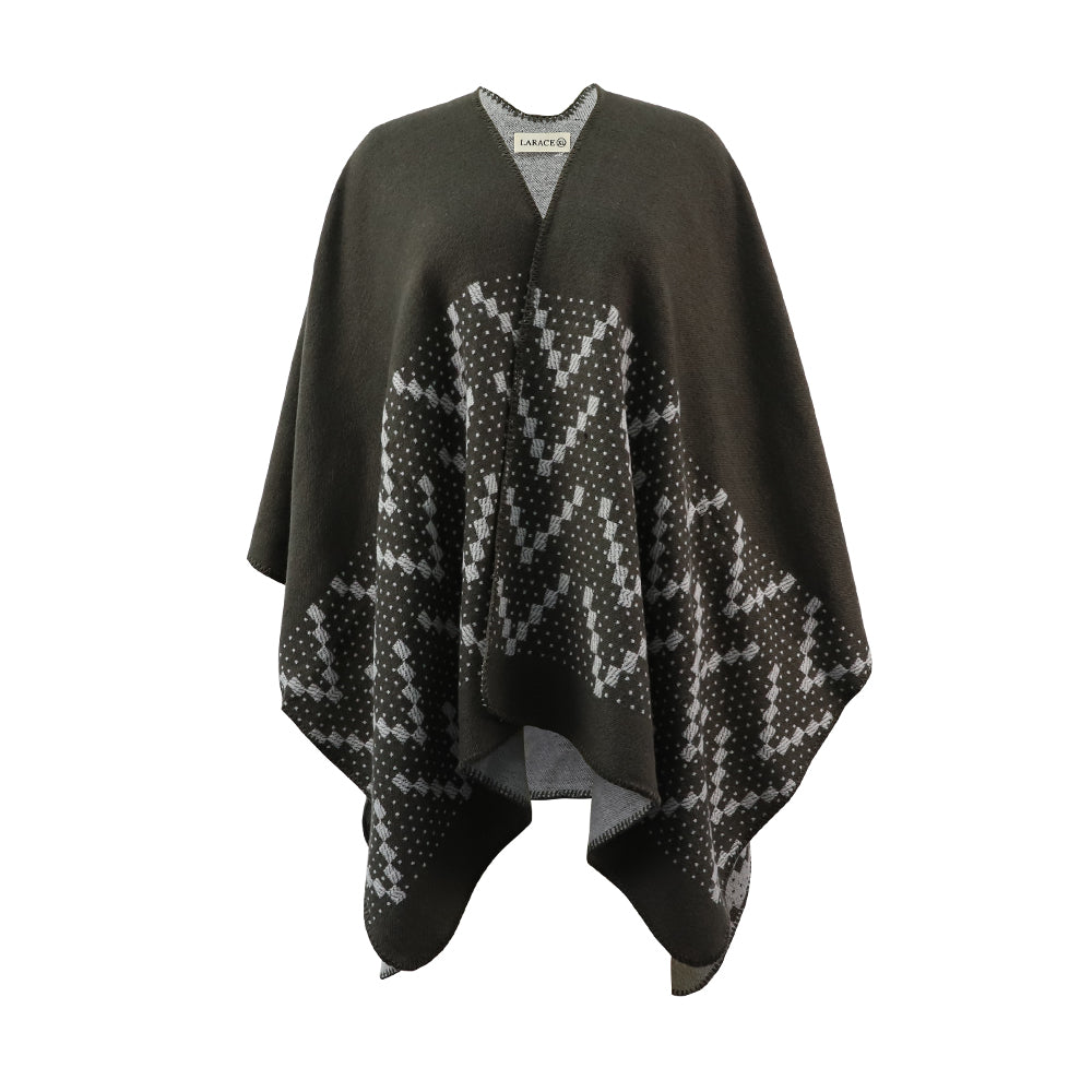 leboilalaslie Women Elegant Shawl Wrap Short Sweater Coat Warm Scarf For Fall Winter
